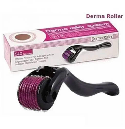 Derma Roller 540 Titanium Needles - Anti-Aging Skin & Hair Growth Tool