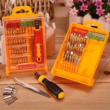 31pcs / 45pcs Precision Screwdriver Bit Set - Multi-Function Repair Tool Kit with Case