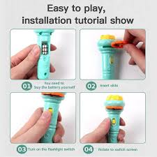 Baby Projector Torch - Animal Flashlight Toy