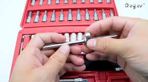 46pcs SATAGOOD Socket Wrench Tool Set - Professional Chrome Vanadium Steel Kit with Case