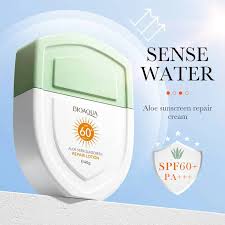 BIOAQUA SPF60+ Sunscreen Cream - UV Protection & Aloe Vera Repair Sun Cream