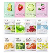 Korean Sheet Face Mask - Natural Essence Skin Care Mask (Pack of 10)