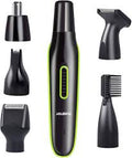 Black Electric Nose & Ear Hair Trimmer for Men & Women - Precision Stainless Steel