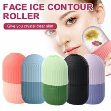 Face Ice Contour Roller - Silicone Ice Mold Face Massager