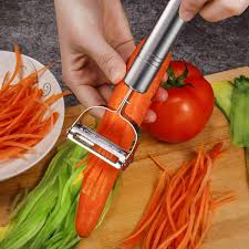 2-in-1 Stainless Steel Vegetable Peeler & Julienne Slicer