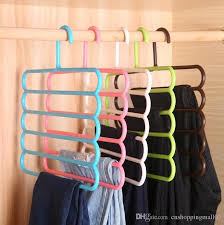 5-Layer Multi-Tier Magic Clothes Hanger - Space Saving Wardrobe Organizer