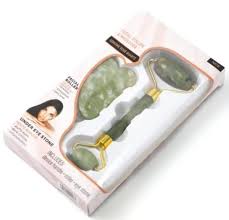Jade Roller & Gua Sha Set - Natural Stone Face Massager